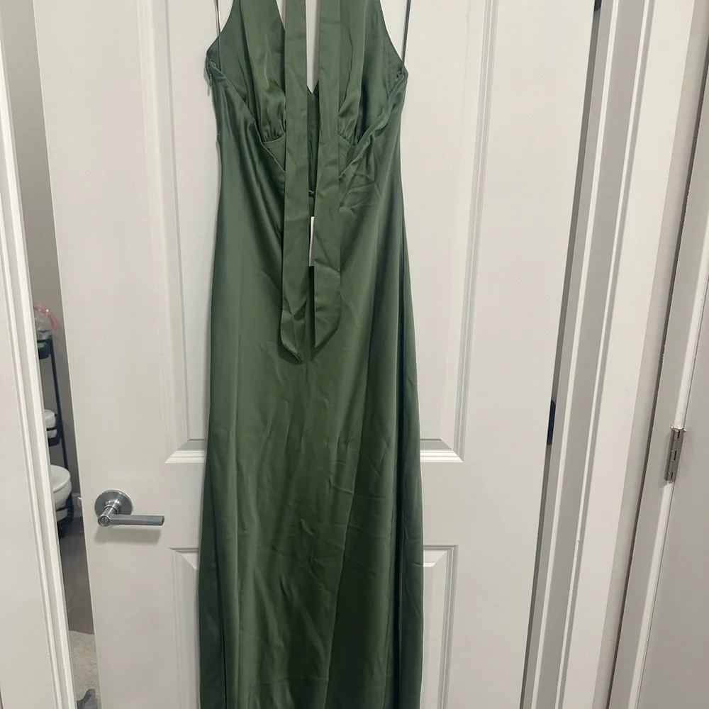 Abercrombie & Fitch Julia Slip Halter Maxi Dress